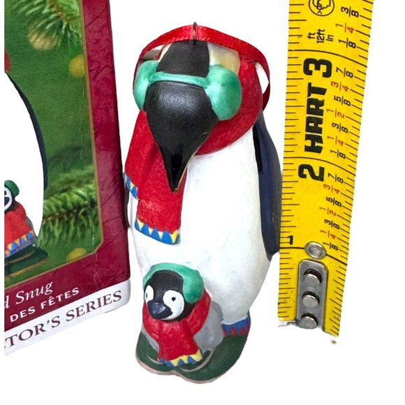 Hallmark Keepsake Ornaments Lot 2 Safe And Snug A Little Nap Penguins Polar Bear - Picture 3 of 6
